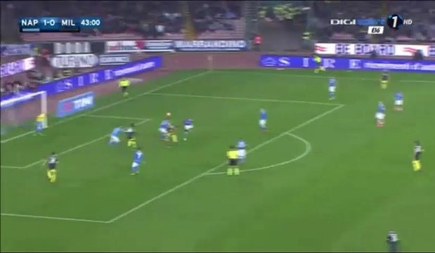 Giacomo Bonaventura Goal Goal - SSC Napoli 1-1 AC Milan 22.02.2016 HD