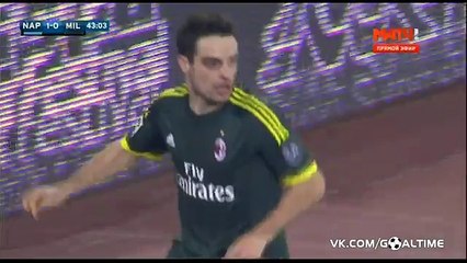 Giacomo Bonaventura Goal - Napoli 1 - 1 AC Milan - 22-02-2016