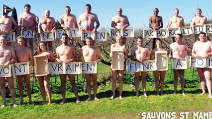 A Saint Mamet, les salariés à nu pour sensibiliser les consommateurs