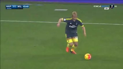 Giacomo Bonaventura Goal HD - Napoli 1-1 AC Milan - 22-02-2016 -