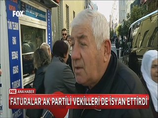 Elektrik faturaları Ak Partili vekilleri de isyan ettirdi