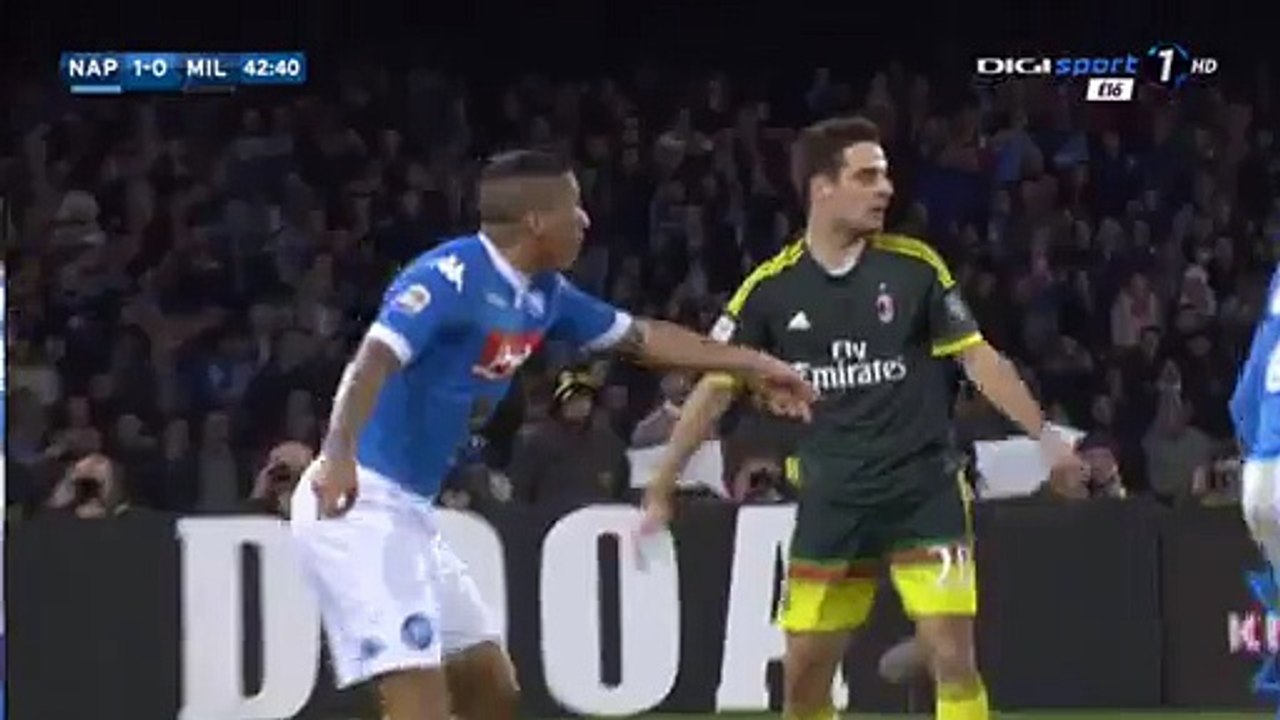 Giacomo Bonaventura Super Goal Napoli 1-1 Milan 22.02.2016 HD