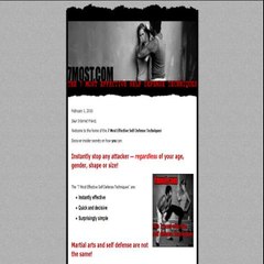 7 Most Effective Self Defense Techniques (Ebook)