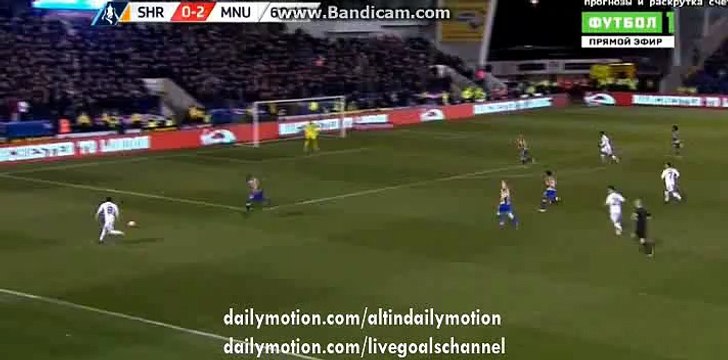 0-3 Jesse Lingard Goal HD - Shrewsbury Town FC vs Manchester United - 22.02.2016