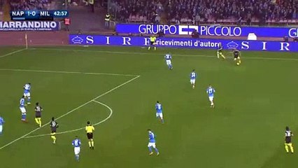 Giacomo Bonaventura Goal HD - Napoli 1-1 Milan Serie A 22.02.2016