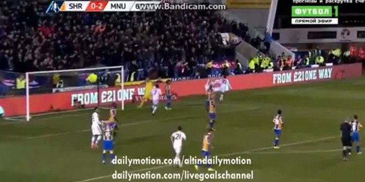 0-3 Jesse Lingard | Shrewsbury Town - Manchester United 22.02.2016 HD