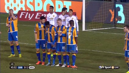 Juan Mata Goal HD - Shrewsbury 0-2 Manchester United - 22-02-2016