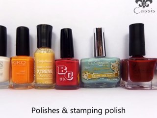 Australian Icons Stamping Nail Art