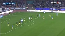 Dries Mertens Incredible Hits The Post - Napoli 1-1 AC Milan 22.02.2016 HD -