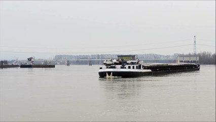 L'HERCULE - Le DANUBE+SAVA+TISA au barrage de Dracé le 22 février 2016