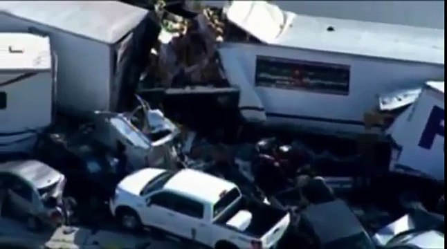 120 injured in massive pileup involving over 100 vehicles on foggy Texas interstate