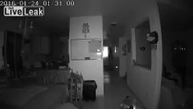 Earthquake video  Home Surveillance Camera Captures Alaska 1 24 2016