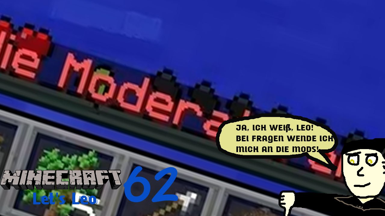 Minecraft let's leo 62: nervigste meldung ever!