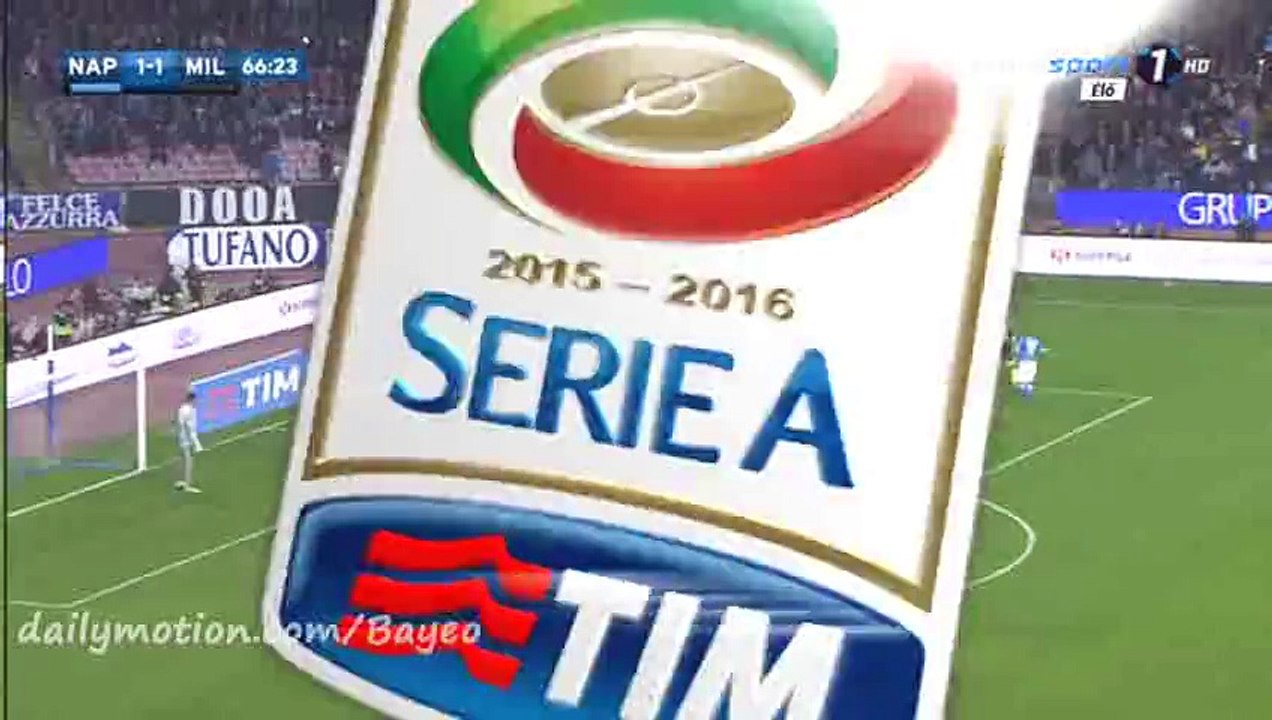 All Goals & Highlights HD - Napoli 1-1 AC Milan - 22-02-2016