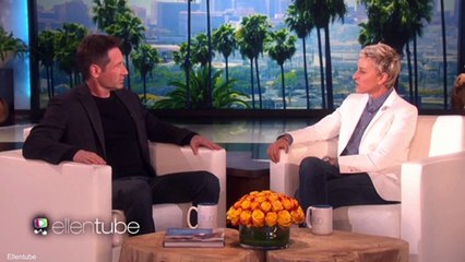 David Duchovny is officially 'on fleek' according to Ellen