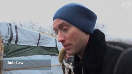 Jude Law highlights plight of unaccompanied children in Calais' 'Jungle'