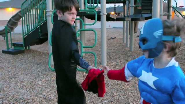 Captain America & Superman Vs Spider-Man DEATH BATTLE - In Real Life - Kids Superhero Fight!