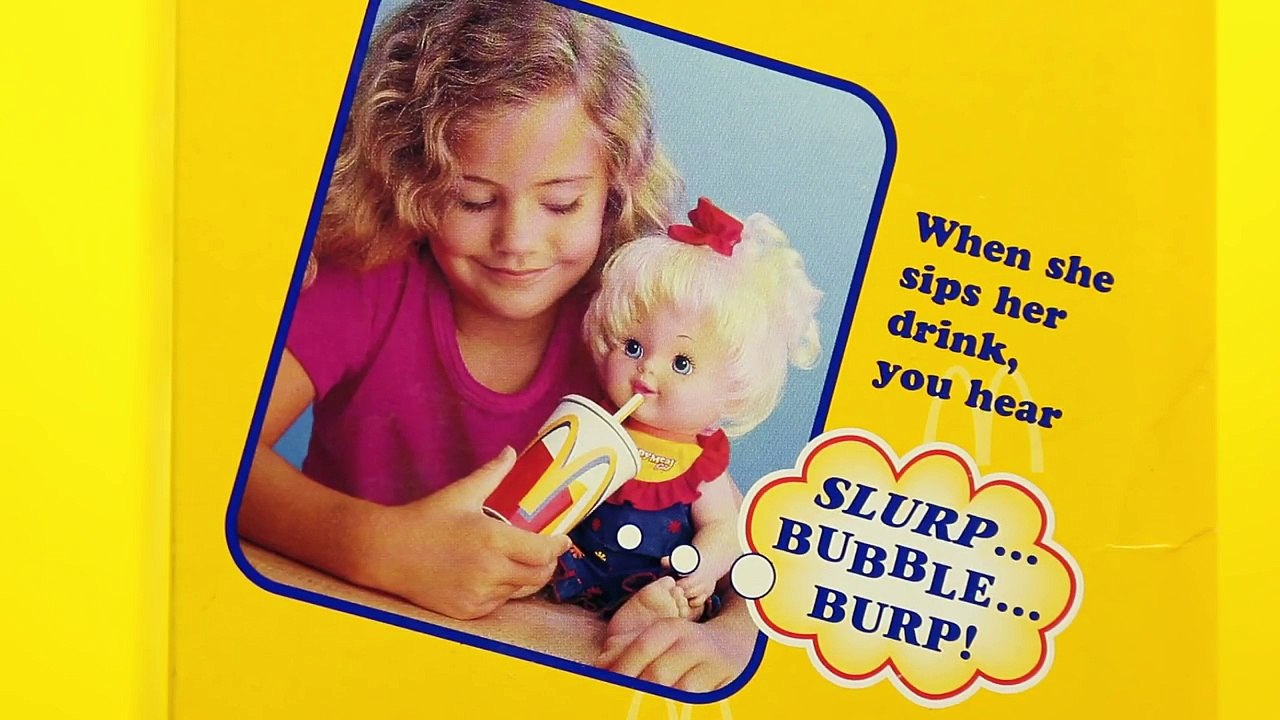 McDonalds Happy Meal Surprise Toys Doll Play Doh Food Ice Cream McFlurry Playdough DisneyCarToys