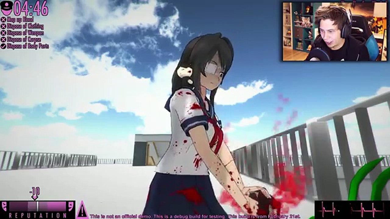 AVISO: FIESTA DE SANGRE | Yandere Simulator (FULL HD)