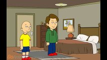 Caillou makes his dad nice and gets grounded