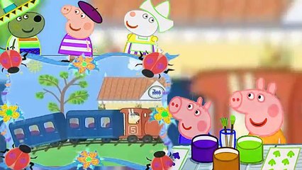 Мультики Свинка Пеппа всі серії. Поїздка на поїзді
