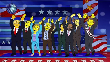 Los Simpson se burlan de las elecciones en EE UU