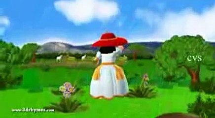 Little Bo Peep has Lost her Sheep 3D Animation English Nursery rhymes for children