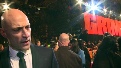 Mark Strong says he's warned his family about Grimsby movie