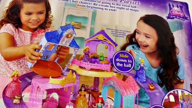 Princess Glitter Castle Gliders Disney Princesses Magiclip Toys Cinderella Snow White Rapunzel DCTC