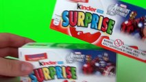 New Kinder Surprise Eggs Marvel Avengers Assemble Opening & Toy Review