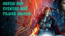 Ordem dos eventos nos filmes Marvel