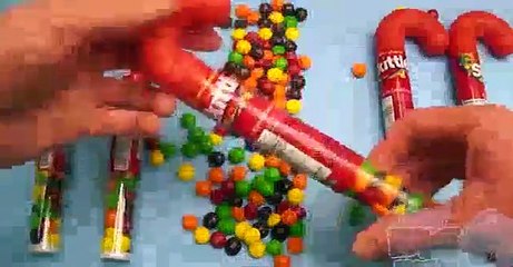 New Learn Colours with Surprise Eggs and a Skittles Rainbow! Part 4