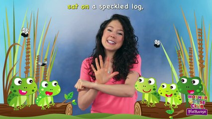 Five Green and Speckled Frogs | Mother Goose Club Playhouse Kids Video