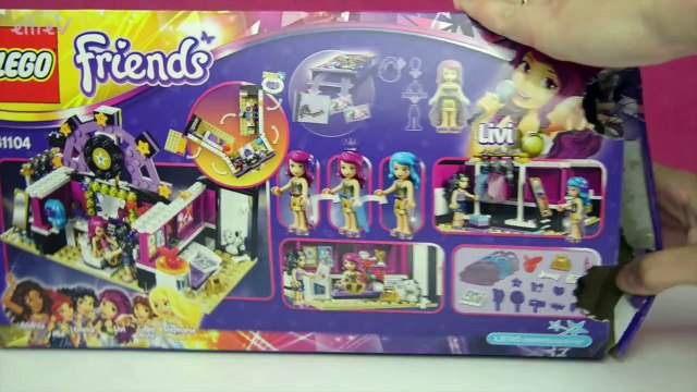 Lego Friends Pop Star Dressing Room Set Unboxing Building Review - Kids Toys