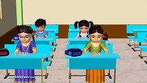 Learn Classroom Objects and School Playground - 3D Animation Preschool rhymes for children