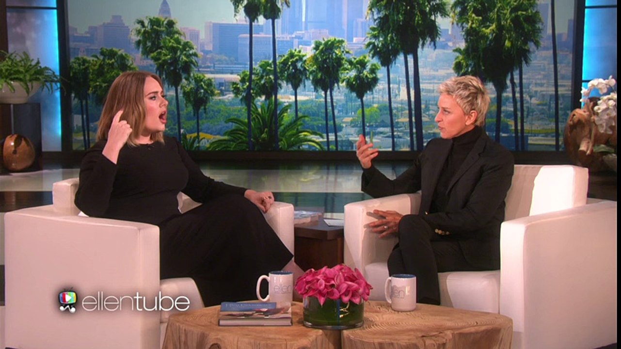 Adele Gets Candid with Ellen