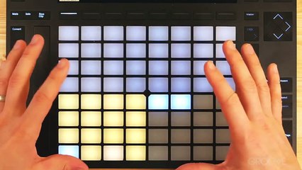Ableton Push 2 Explained 03 playing drums