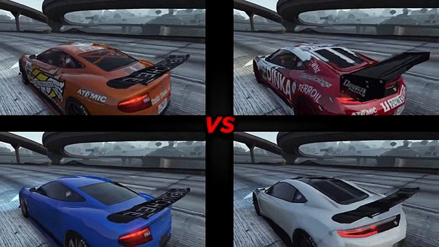 Jester vs Jester Race Car vs Massacro vs Massacro Race Car (The Festive Surprise 1.21 DLC Update)