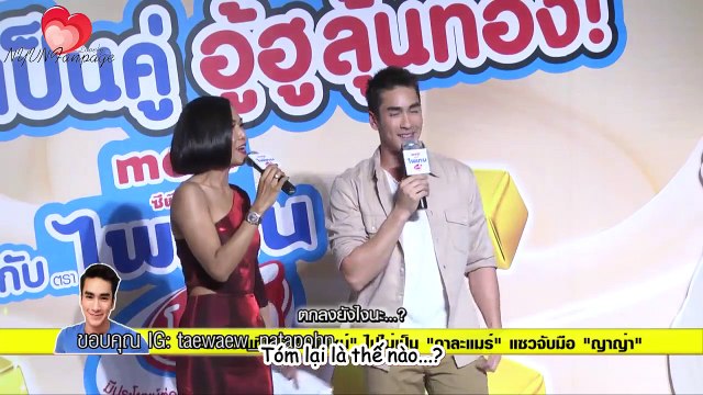 [vietsub] Kalame trêu Nadech nắm tay Yaya 160216