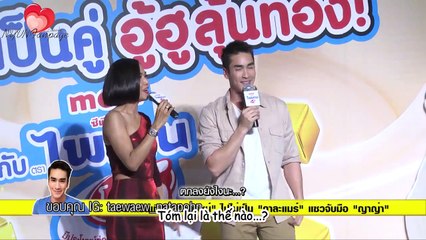 [vietsub] Kalame trêu Nadech nắm tay Yaya 160216