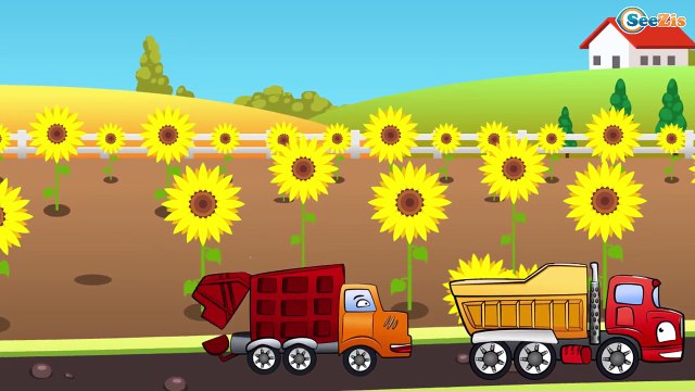 ✔ Dessin animé voiture. Camion, Camion poubelle. Tiki Taki Voitures. Série 1✔