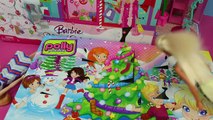 Frozen Anna and Barbie Open Advent Calendars 14 Disney Elsa Gets Mad At Krista DisneyCarToys