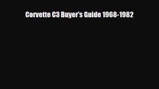 [PDF] Corvette C3 Buyer's Guide 1968-1982 Read Full Ebook