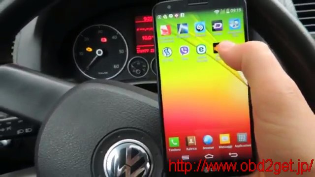 診断器械OBD2 WIFI Adapter with Torque Pro and remove ERRORS vw golf 5