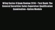 Read Wiley Series 9 Exam Review 2014 + Test Bank: The General Securities Sales Supervisor Qualification