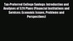Read Tax-Preferred College Savings: Introduction and Analyses of 529 Plans (Financial Institutions