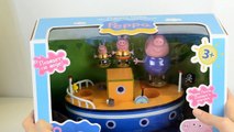 Grandpa Pig Boat Peppa Pig Toys unboxing Sea Adventure Episodes