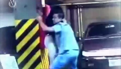 Prank gone wrong, almost died.