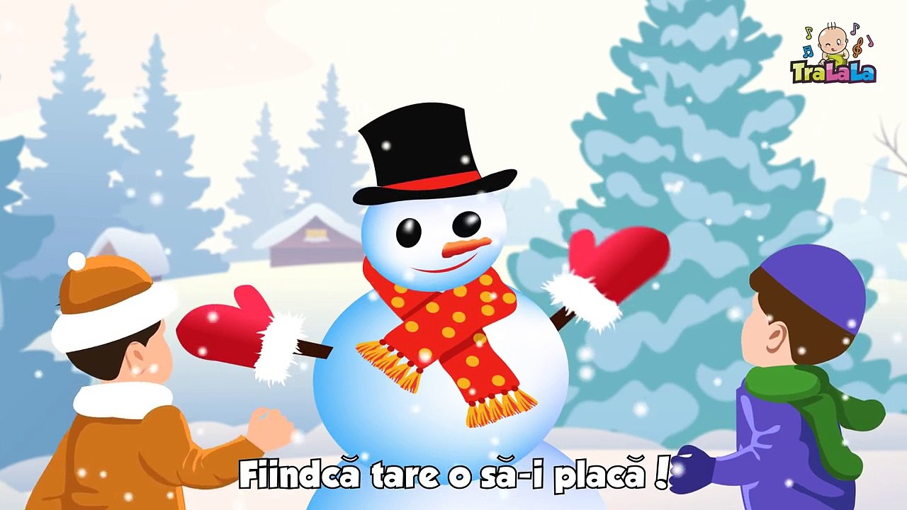 Omuletul de zapada - Cantece pentru copii de iarna - TraLaLa - Vidéo  Dailymotion