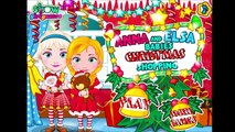 Anna and Elsa Babies Christmas Shopping Game - Disney Frozen Girls Games